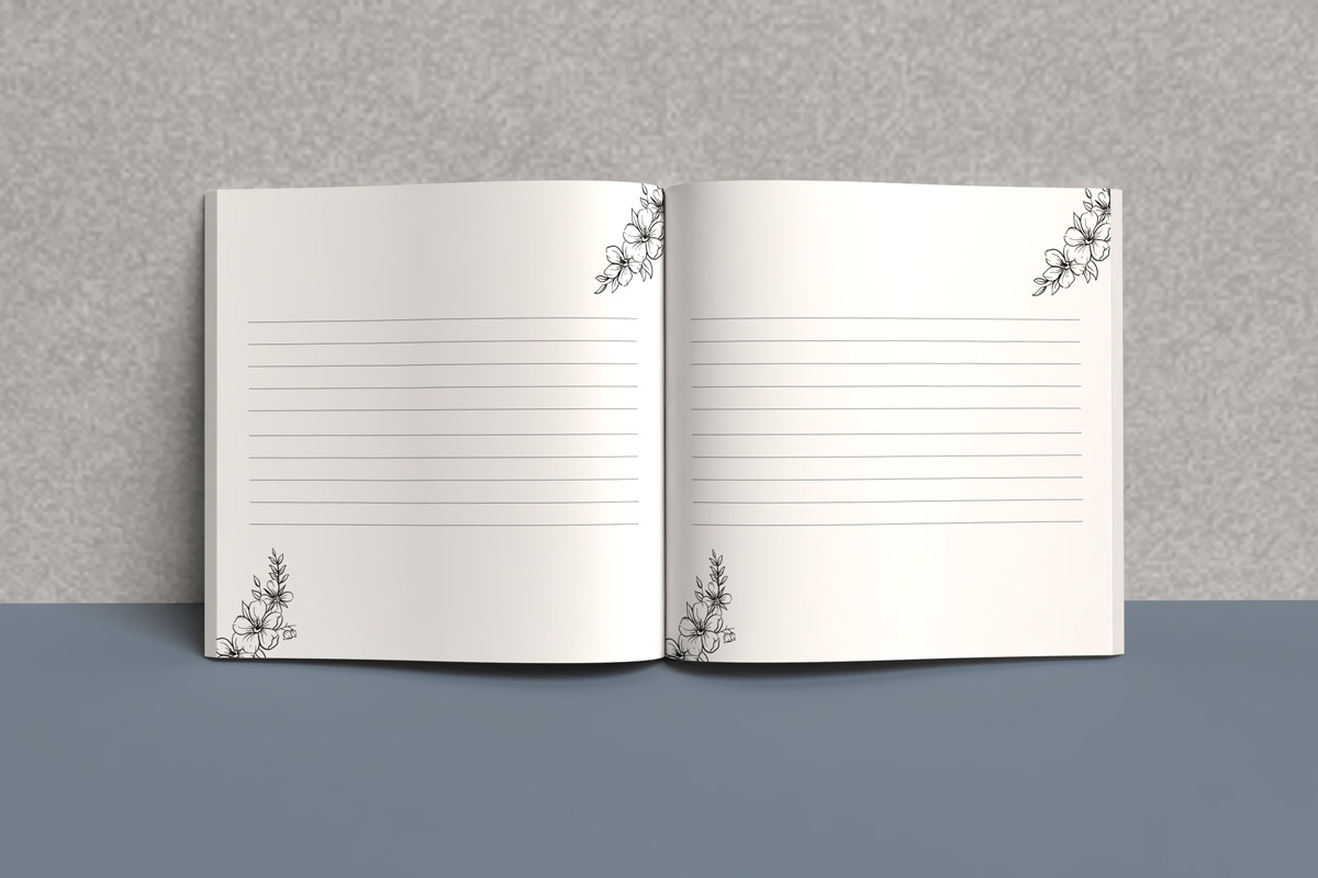 Square Open book mockup, an Advertising Mockup by Rami's Mockups (Photo 6 of 8)