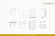 White Label Fitness Planner, a Stationery Template by ammarosedesignsllc (Thumbnail 5 of 10)