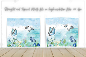 Butterfly Watercolor Skinny Tumbler