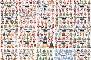 Ultimate Christmas Clipart Bundle