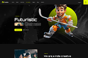 Muzilla Games Studio Figma Template, an UI Kit Template by AliThemes (Thumbnail 4 of 4)