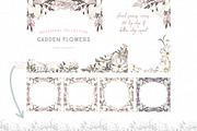 Garden Florals Botanical Set, an Illustration by White Lane Studio (Thumbnail 3 of 9)