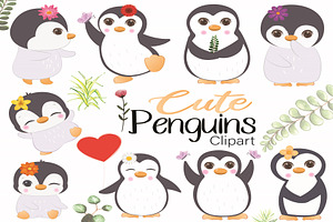 Baby Penguin Clipart