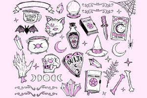 Witchy Illustration Pack