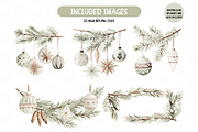 Neutral Winter Clipart Collection, an Illustration by TatiMockup (Thumbnail 2 of 5)
