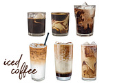 Iced coffee VECTOR illustrations, a Food Illustration by Natalka Dmitrova art (Thumbnail 4 of 19)