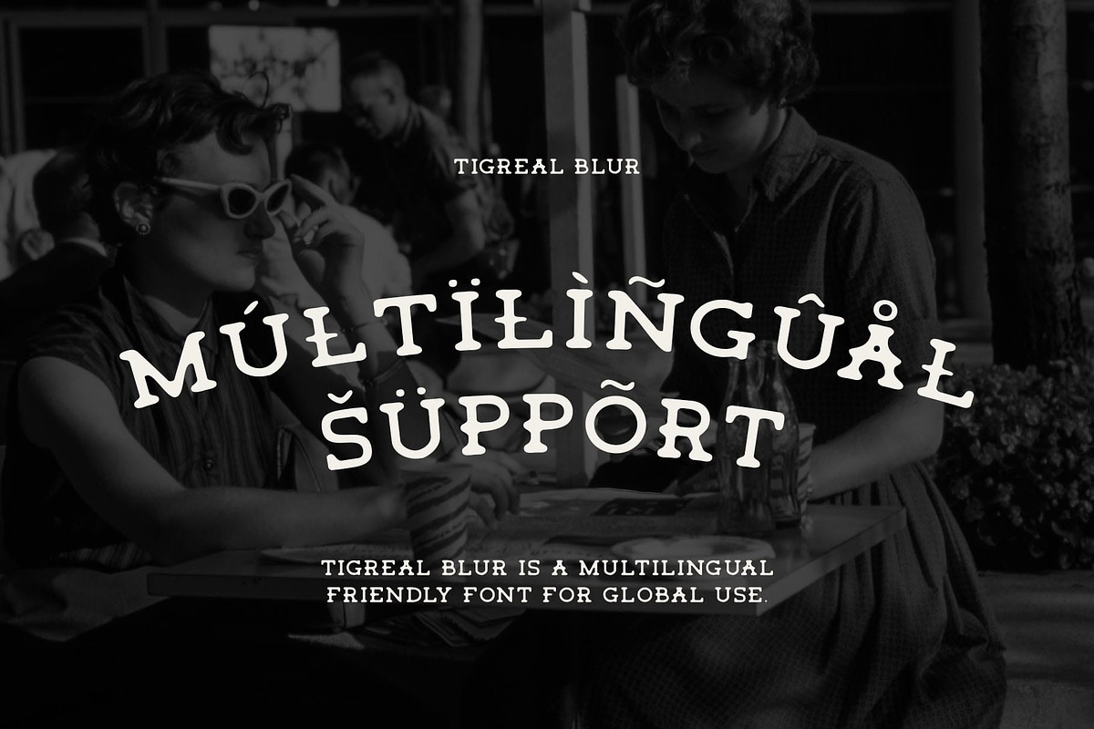 Tigreal Blur, a Serif Font by Craft Supply Co. (Photo 5 of 8)