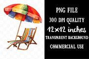 Watercolor Island Adventure Clipart, an Illustration by Designking (Thumbnail 4 of 5)