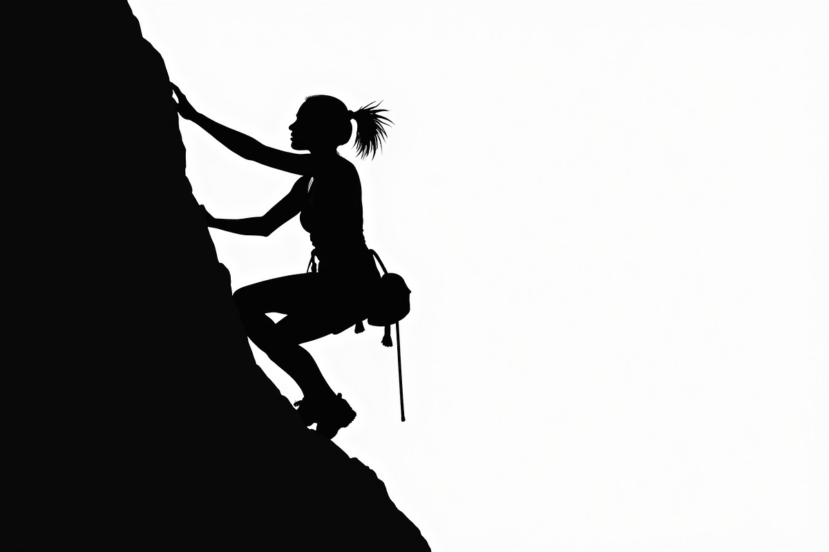 Adventure Climbers Silhouette Set, an Illustration by jahid234 (Photo 16 of 21)