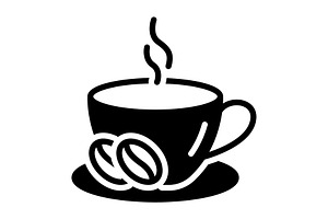 Coffee Caffeine Solid Icon