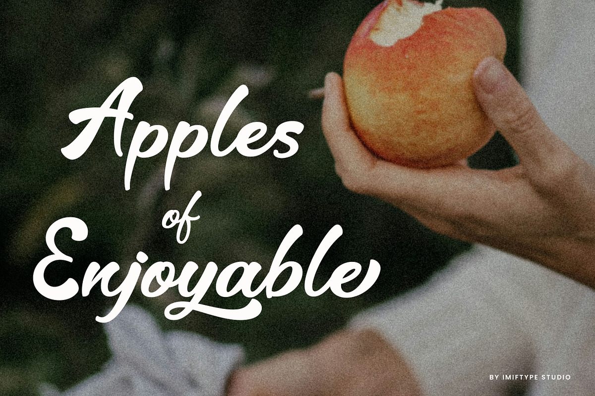 Backey Lonely – Retro Script Font, a Script Font by Imiftype Studio (Photo 4 of 10)
