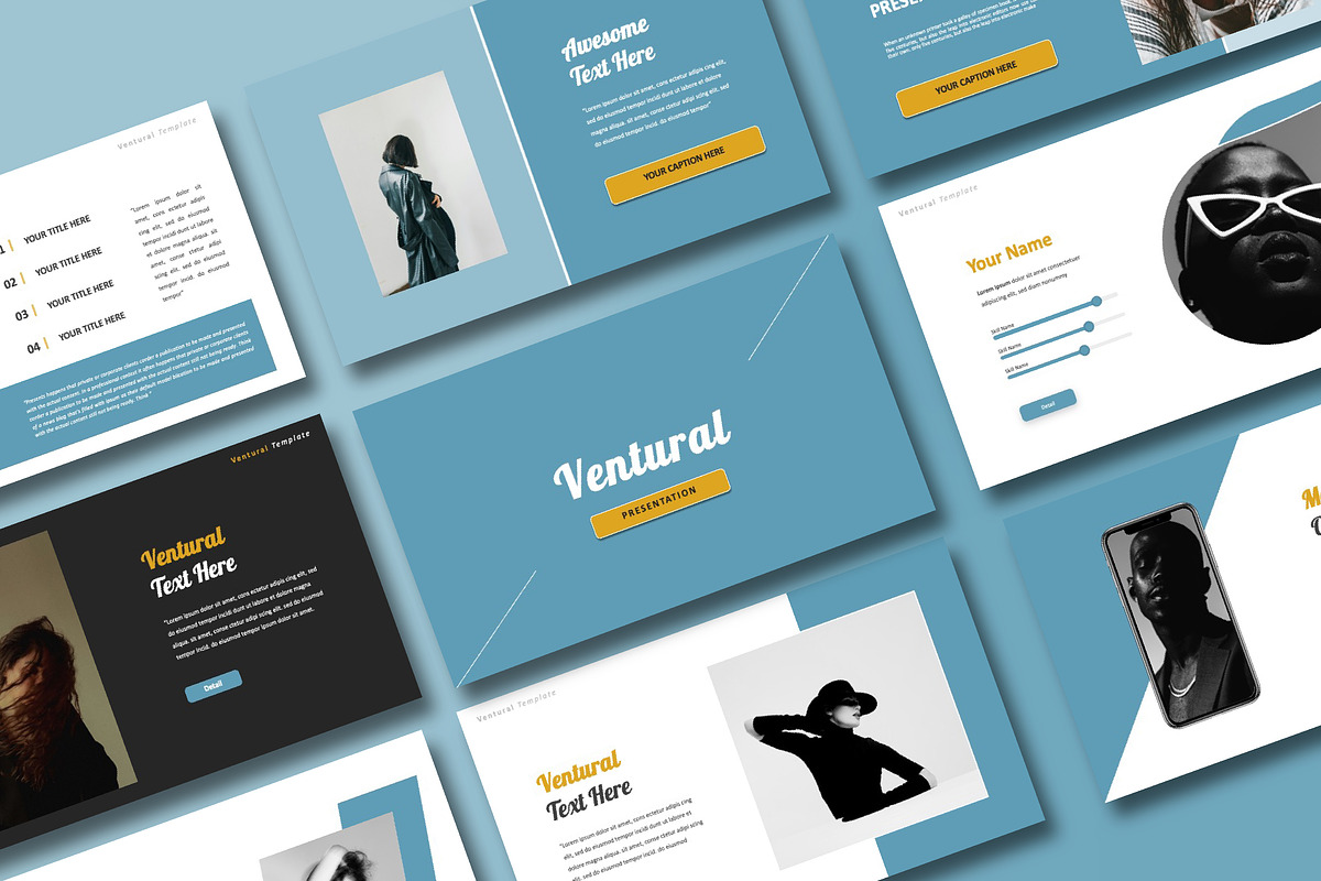 Ventural Fashion Unique PowerPoint