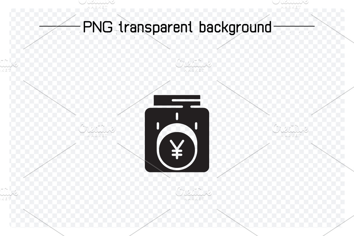 Yuan Money Glyph Icons Set, a Finance Illustration by Designfour (Photo 6 of 7)
