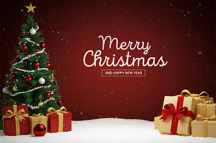 Merry Christmas & Happy New Year PSD preview 4