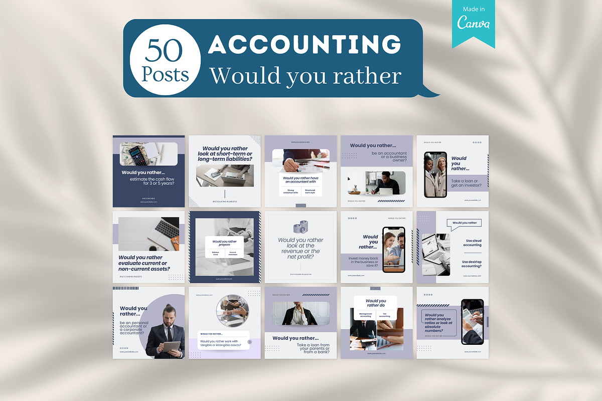 Accountant Posts - Canva Templates, a Social Media Template by Viral Content Design (Photo 9 of 15)