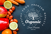 Organic natural food tree logo, a Food Illustration by provector (Thumbnail 3 of 6)