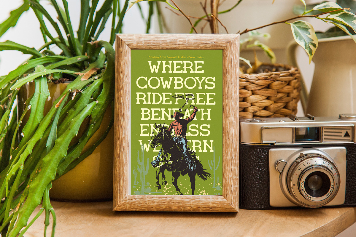 Gatius Rodeo Vintage Slab Serif, a Slab Serif Font by timelesstype.co (Photo 18 of 20)