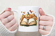 Spooky Books Library Clipart, an Illustration by Sublimation Artist (Thumbnail 5 of 6)