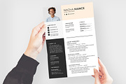 Professional Resume CV Template, a Resume Template by iDoodle Studio (Thumbnail 3 of 5)