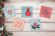 Christmas Advent Calendar 25 Cards, a Card Template by AnnaViolet_store (Thumbnail 9 of 10)