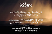 Retano Script, a Script Font by chekart (Thumbnail 5 of 5)