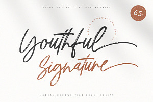 Youthful Signature Script Font