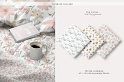Floral Seamless Patterns & Cliparts, a Pattern Graphic by Grace Noboa Illustrations (Thumbnail 14 of 17)