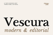 Vescura Serif Family | Intro 50% OFF, a Serif Font by Lettertype Studio (Thumbnail 1 of 15)