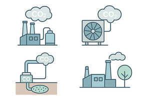Diagram illustrating carbon dioxide, an Illustration by ZinetroN