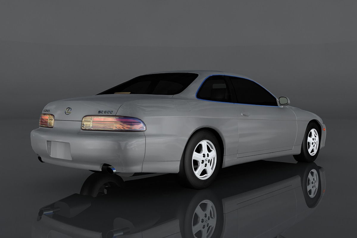 1997 Lexus SC300, a Cars & Vehicle 3D Model by valtriiu (Photo 5 of 12)