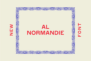 AL Normandie, a Sans Serif Font by Adam Lock