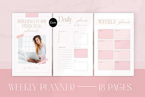 Yearly Digital Planner Canva