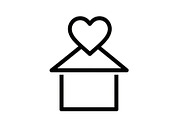 50 Home Love Heart House Icon Set Bu, an Illustration by Gaye Art (Thumbnail 21 of 51)