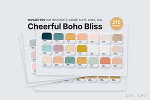 Cheerful Boho Colour Palette Kit