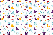 Magic show set, seamless pattern, a Decorative Illustration by Good Studio (Thumbnail 4 of 6)