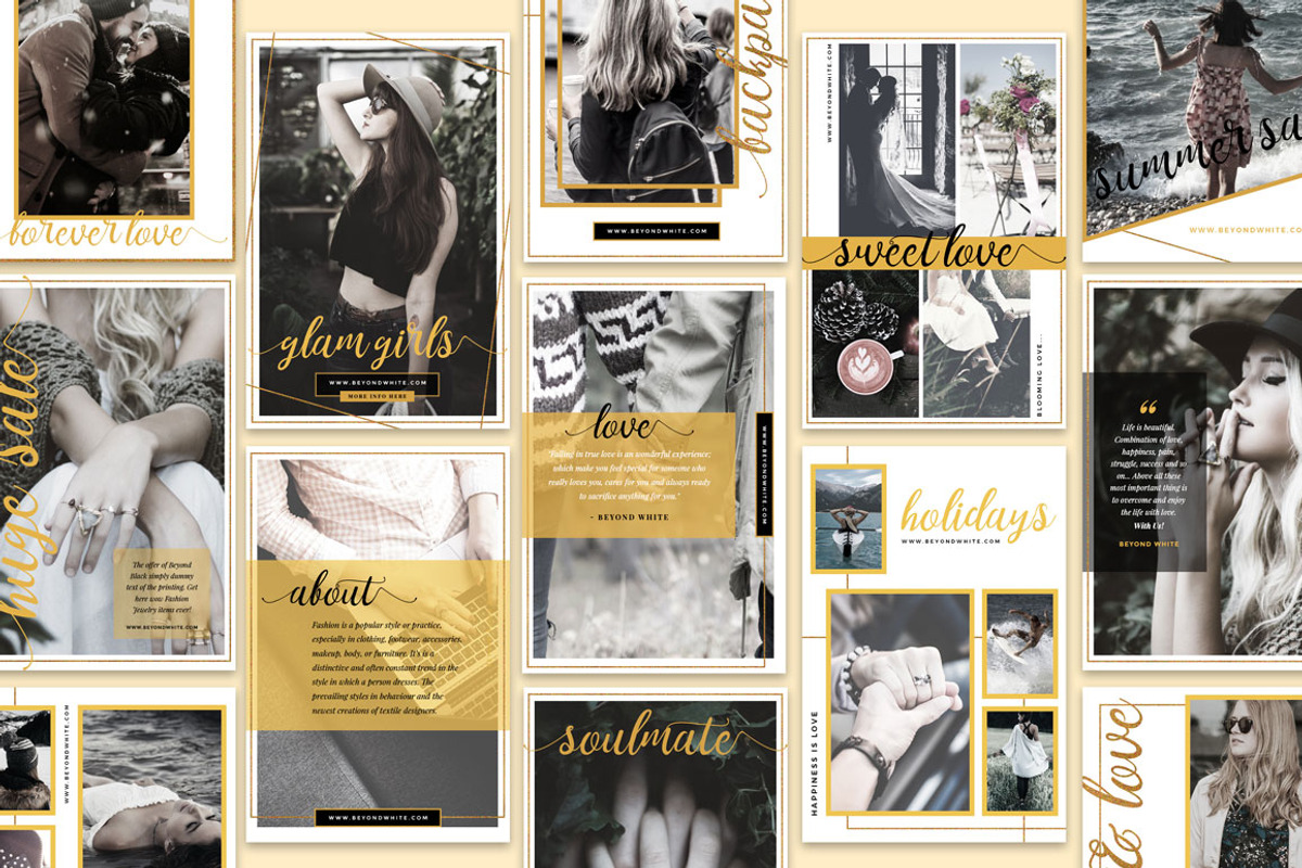 BEYOND WHITE Social Media Pack, a Social Media Template by Typography Prime (Photo 7 of 8)