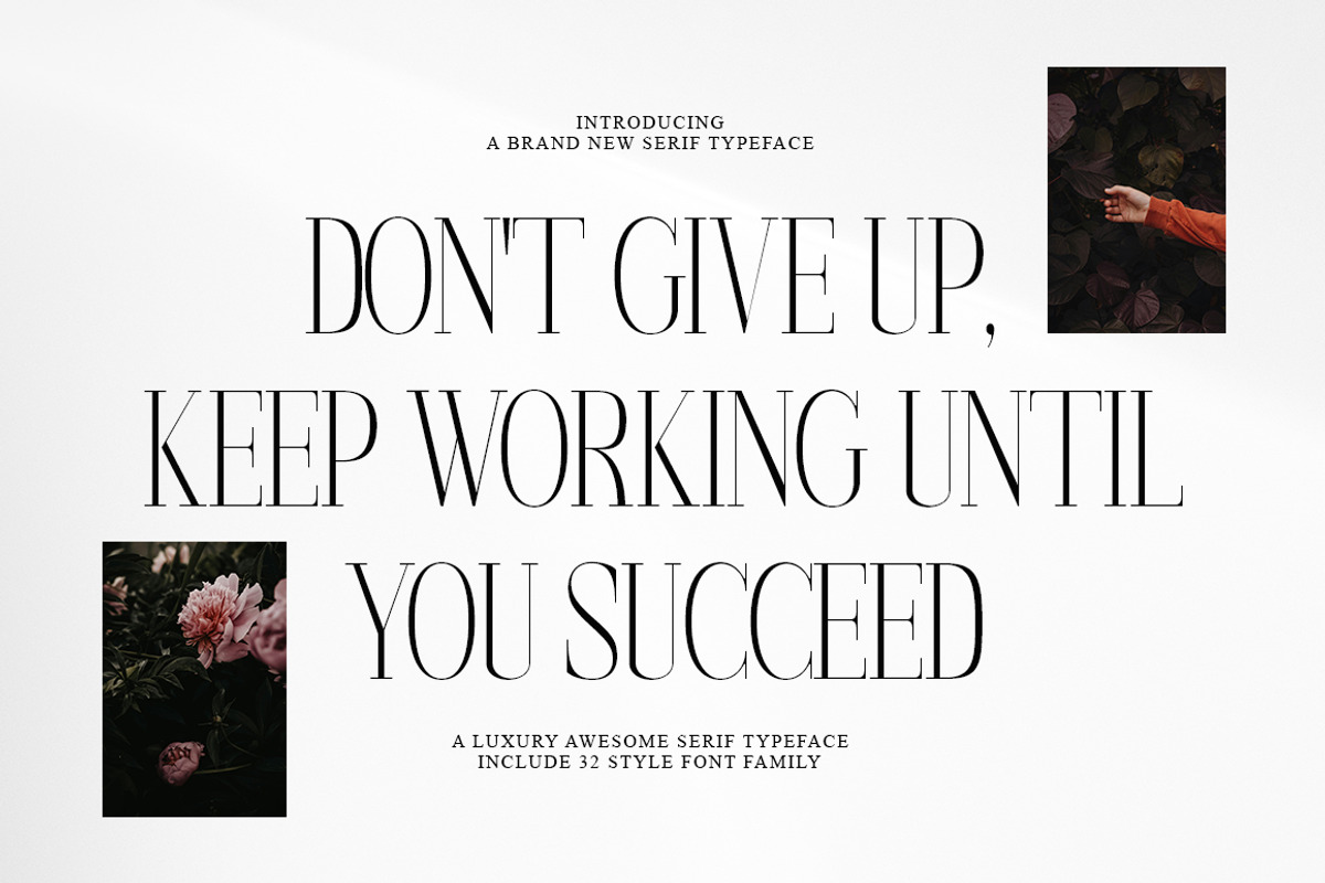 The Milvera Awesome (32 Fonts), a Serif Font by IM Studio (Photo 9 of 13)