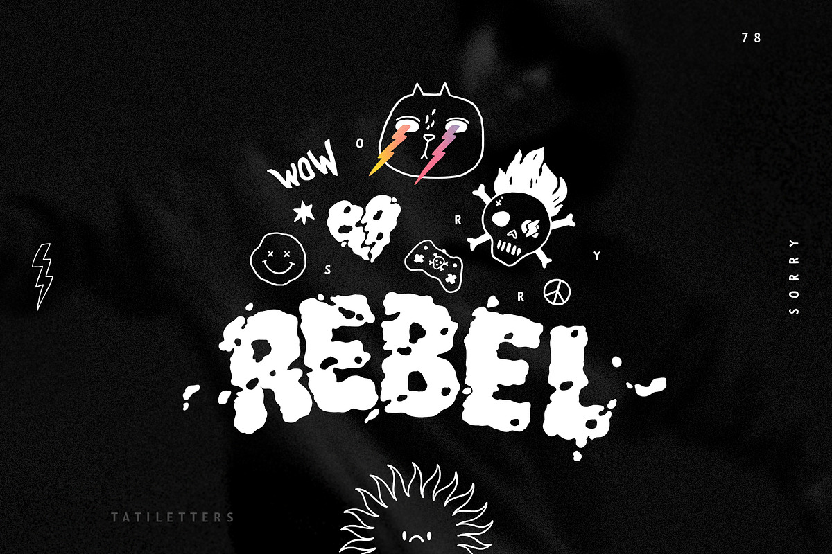 Rebel Kids collection, an Illustration by tatiletters (Photo 1 of 10)