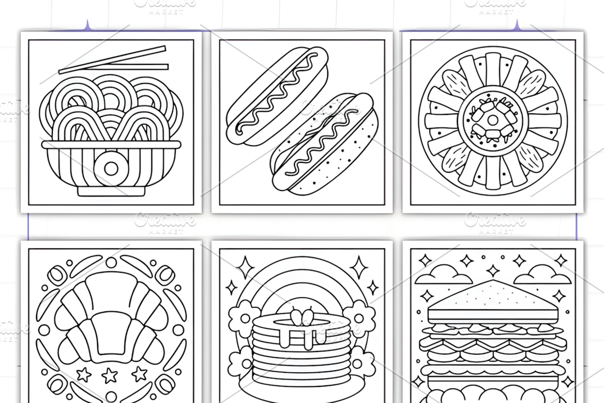 Bold and Easy Food Snacks, a Food Illustration by Ink Gallery (Photo 4 of 4)