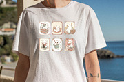 Cute Ghost Book Lover PNG, an Illustration by DreamPrint404 (Thumbnail 5 of 7)