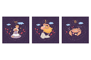 The 12 signs of the Zodiac, an Illustration by Blue Ink Studio (Thumbnail 2 of 5)