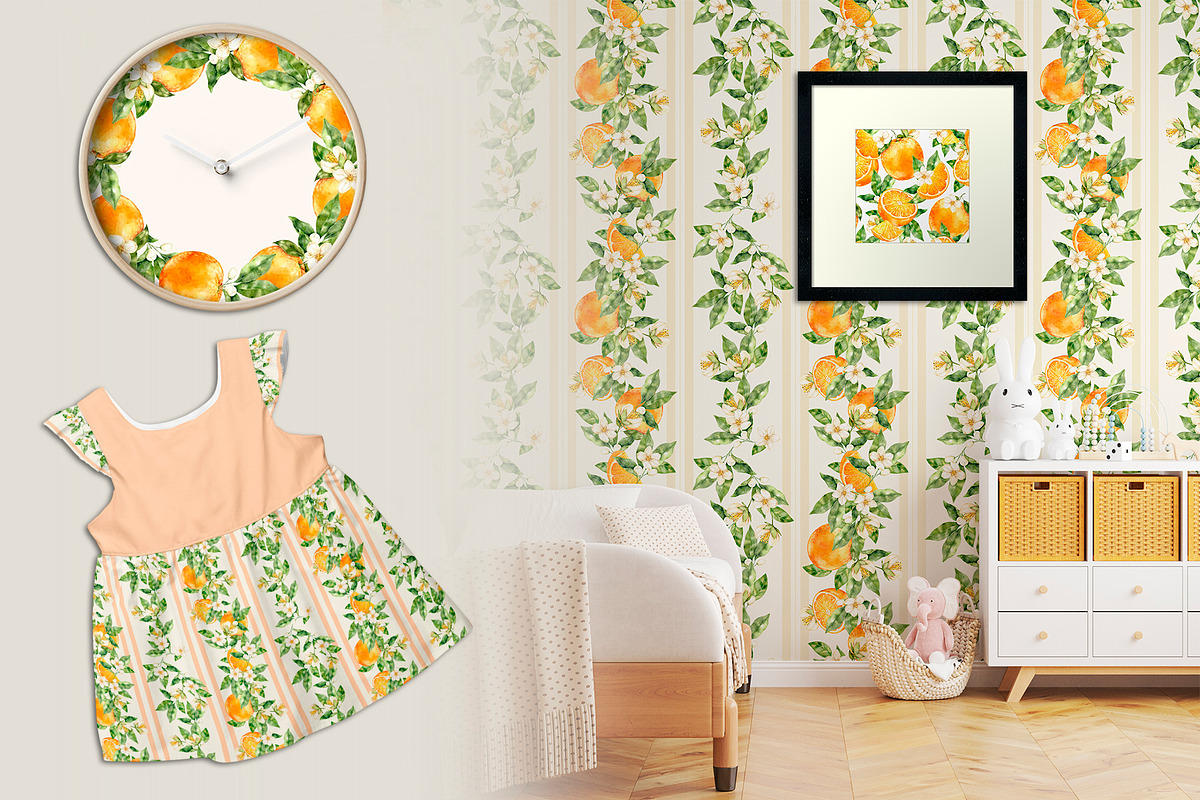 Orange Watercolor Clipart - PNG, a Food Illustration by Eves_Aquadreams (Photo 9 of 11)