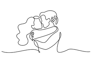 Valentines day romantic design, a Person Illustration by Valenty
