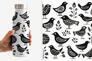 15 folk black bird wall art print, a Decorative Illustration by ARTOZEN DIGITAL (Thumbnail 11 of 12)