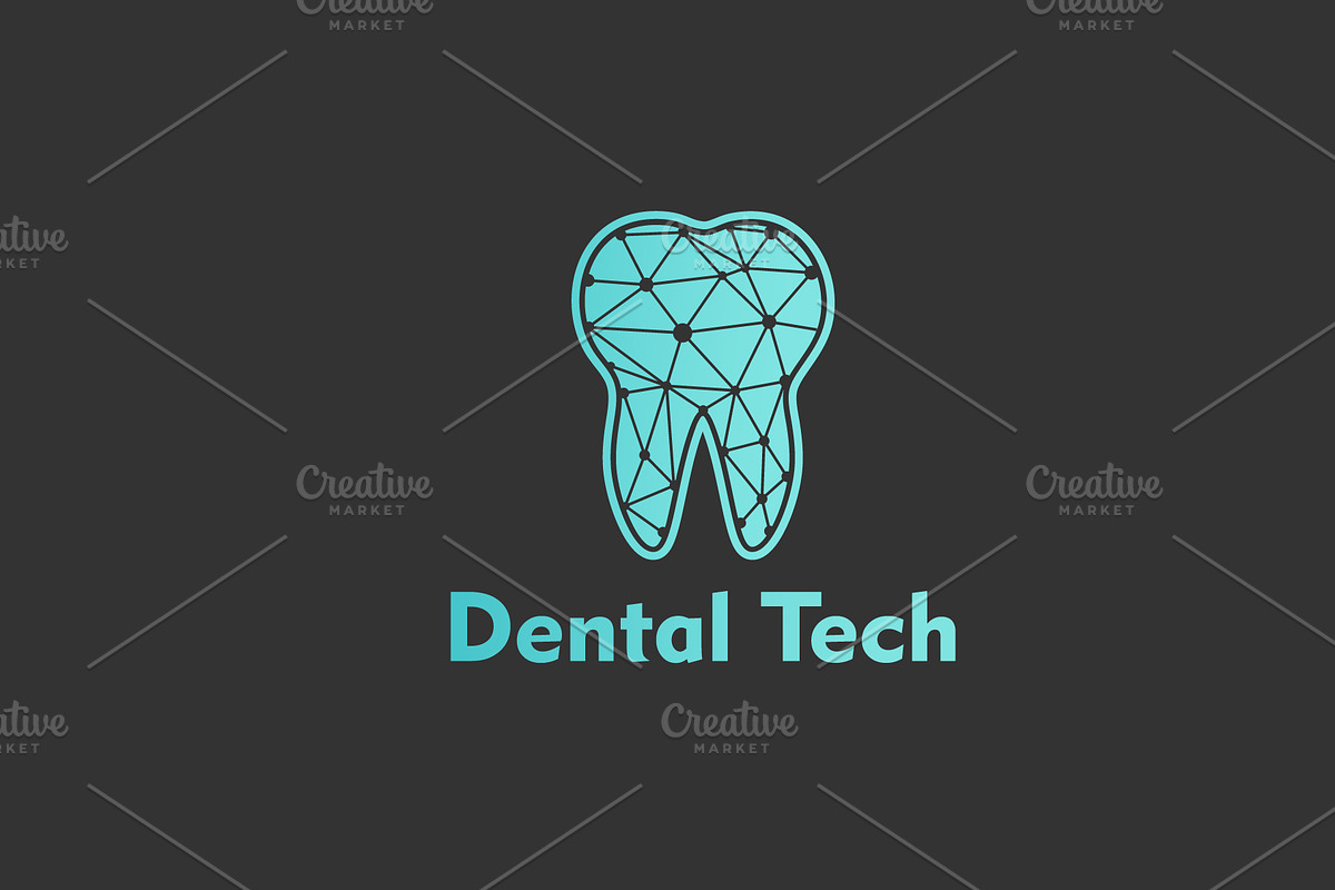 Dental Tech Logo, an Outline Icon by Vector Market (Photo 1 of 2)