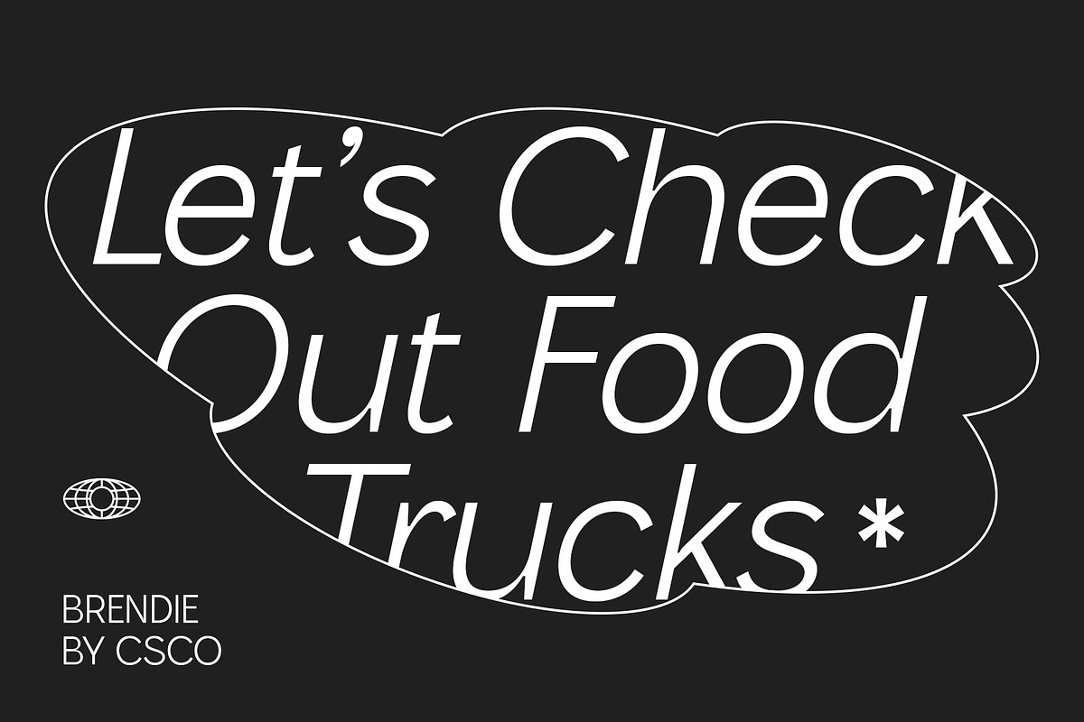 Brendie – Modern Font, a Sans Serif Font by Craft Supply Co. (Photo 2 of 8)