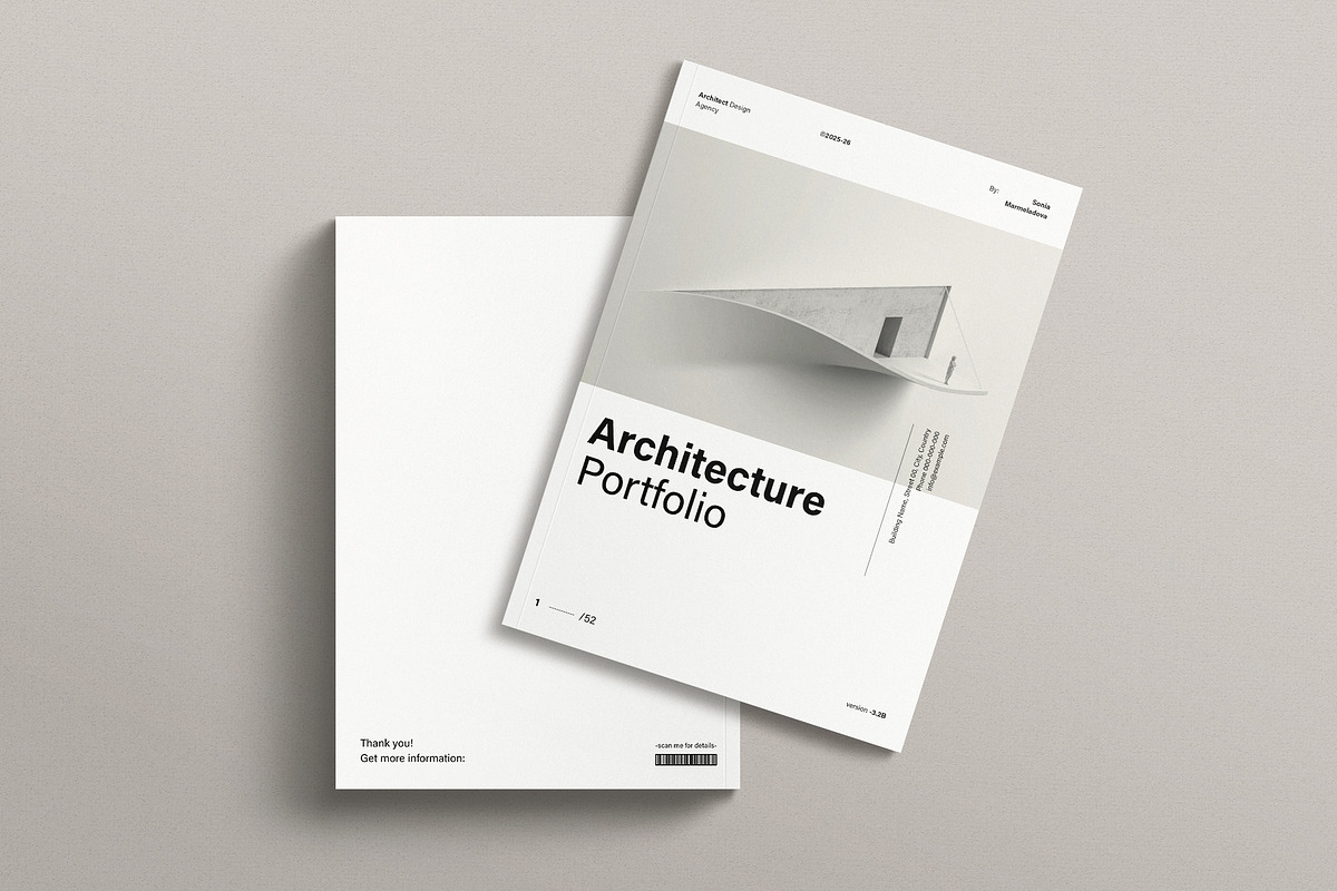 Architecture Portfolio Template, a Brochure Template by ArtisanaAura (Photo 18 of 18)