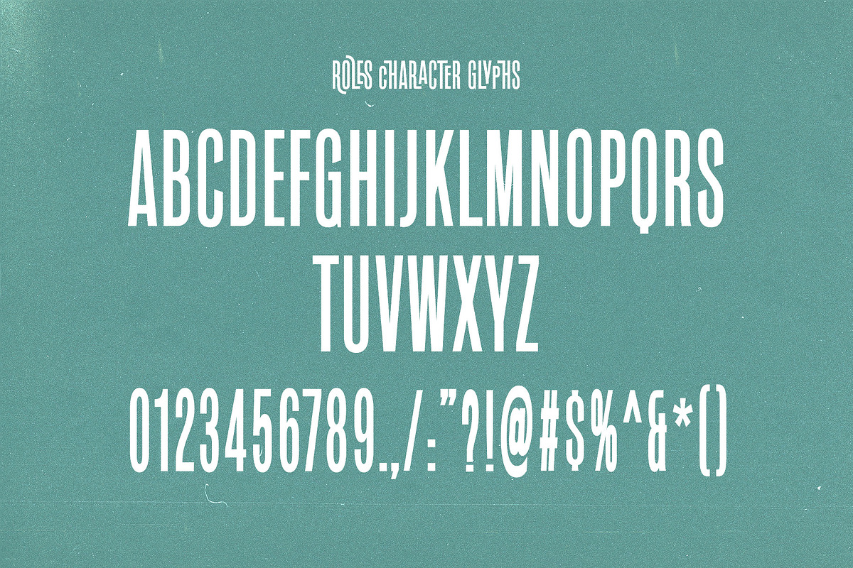 Roles Update!! Ligature Sans Serif, a Sans Serif Font by Perfectype (Photo 15 of 18)