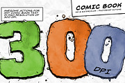 Comic Book Ink Actions - 300 DPI, an Action Add-On by survivor (Thumbnail 1 of 6)