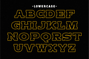Sporty Varsity - Condensed Slab, a Slab Serif Font by Pian45 Studio (Thumbnail 3 of 10)
